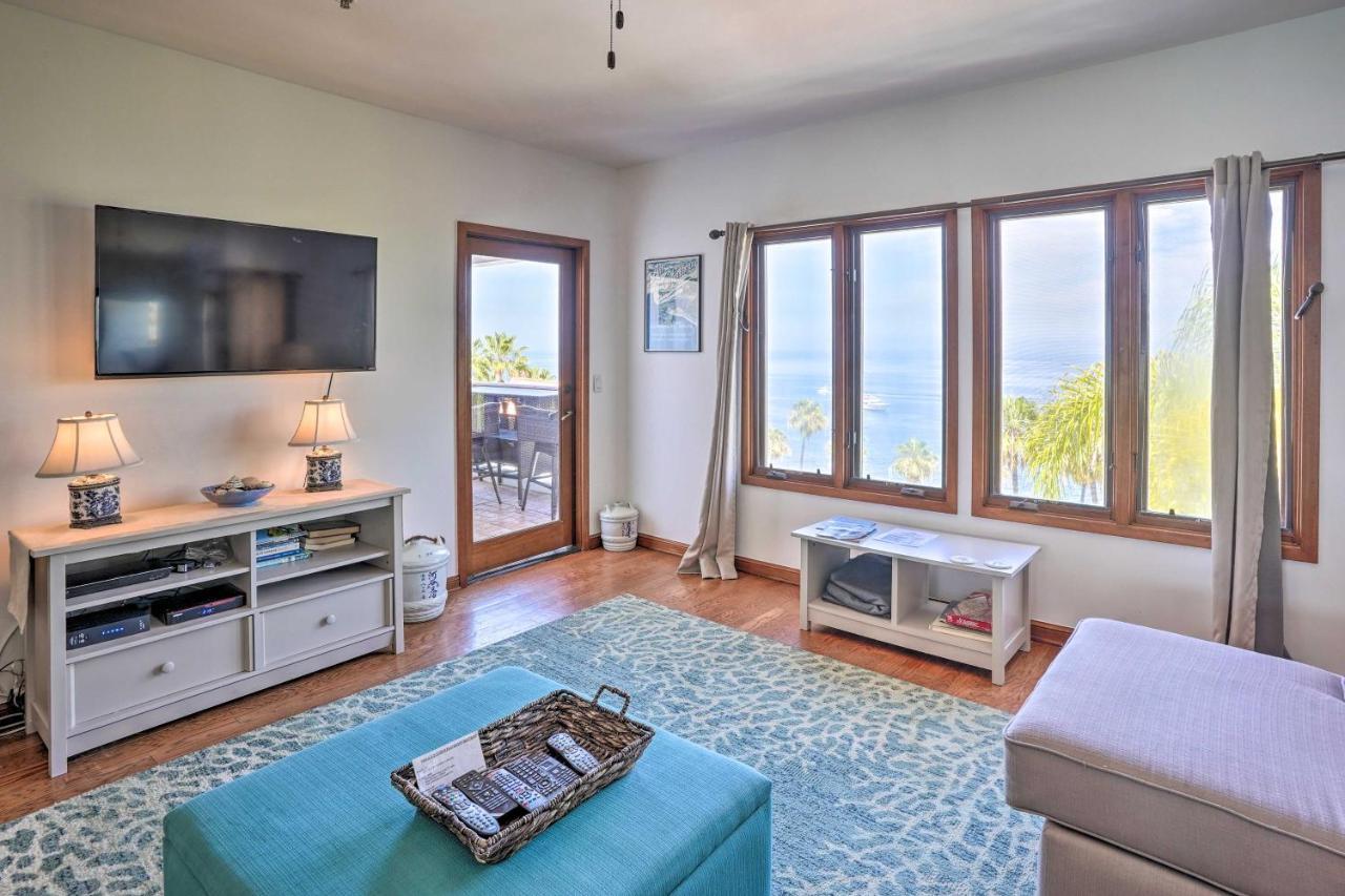 Quiet Avalon Getaway Villa With Ocean View And Balcony Eksteriør billede